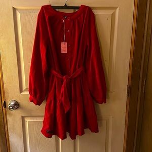Simply Southern Corduroy Dress XL NWT